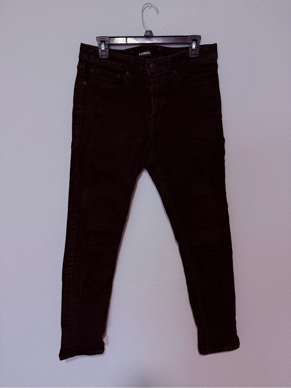 Express Men’s Black Skinny Jeans size 31 x 30